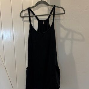 FP Movement by Free People Black Hot Shot Mini Dress